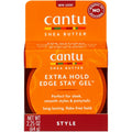 Cantu Shea Butter Extra Hold Edge Stay Gel – Long-Lasting Shine & Control – 2.25 oz