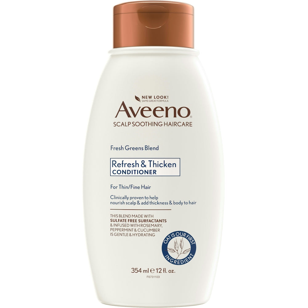 Balsam Aveeno për Lëkurën e Kokës Freskues me Përzierje Jeshile, Rishfreskues & Trashës 355 ml
