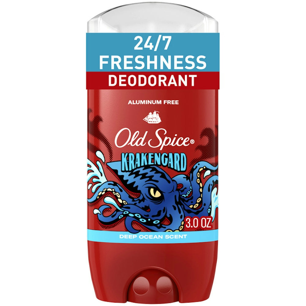 Deodorant Old Spice Wild Collection pa alumin për meshkuj, Krakengard, 48 orë mbrojtje, 85 gram