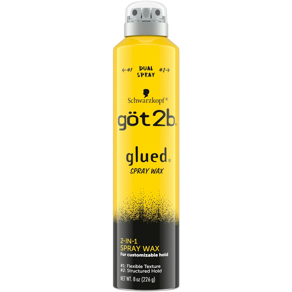 Got2b Glued Spray Wax me Grykë Dyfishe 2 në 1, 8 Oz