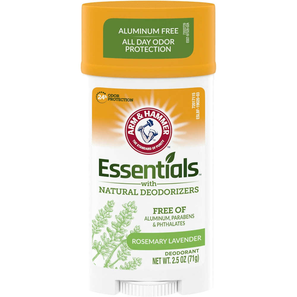 Arm & Hammer Essentials Fresh Rosemary Lavender natürliches Deodorant Wide Stick, 71 g