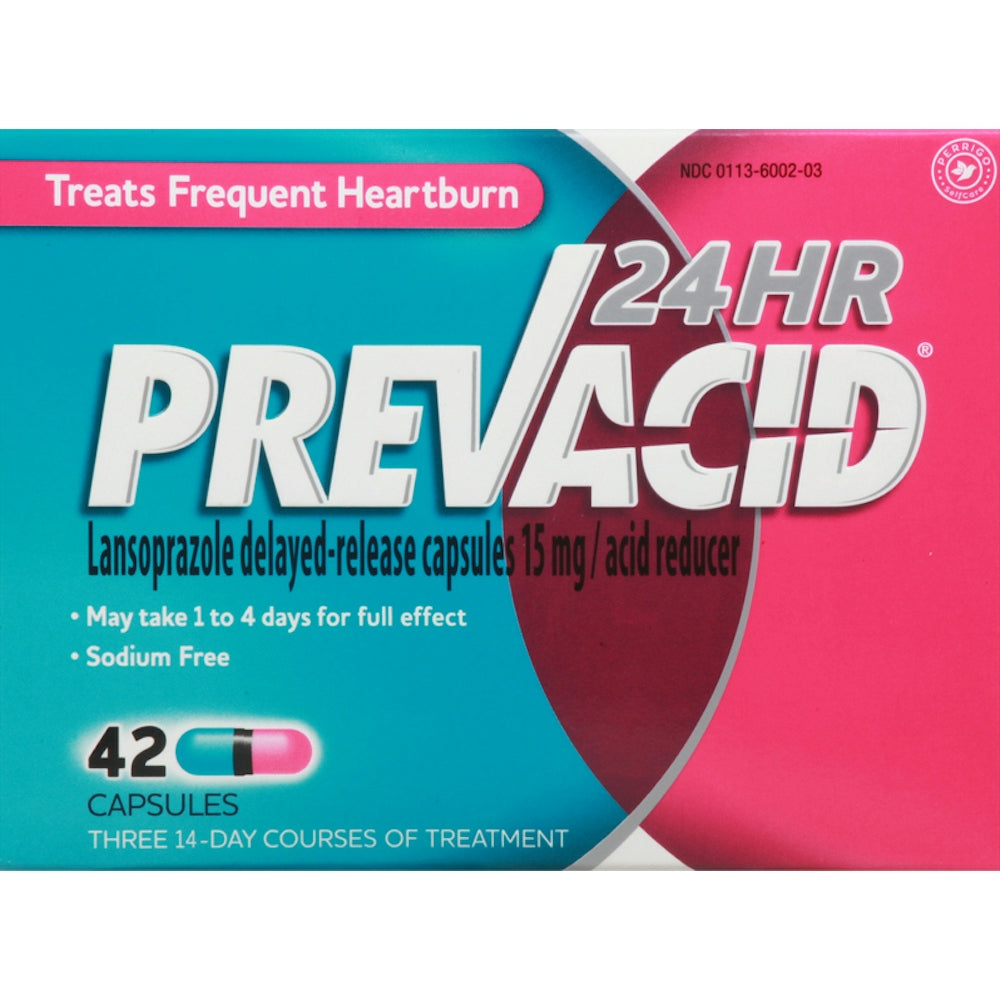 Prevacid 24HR Lansoprazol Säurehemmer 15 Mg Kapseln
