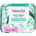 The Honey Pot Co. Kräutergetränkte Binden mit Flügeln – Normal (20 Stück)