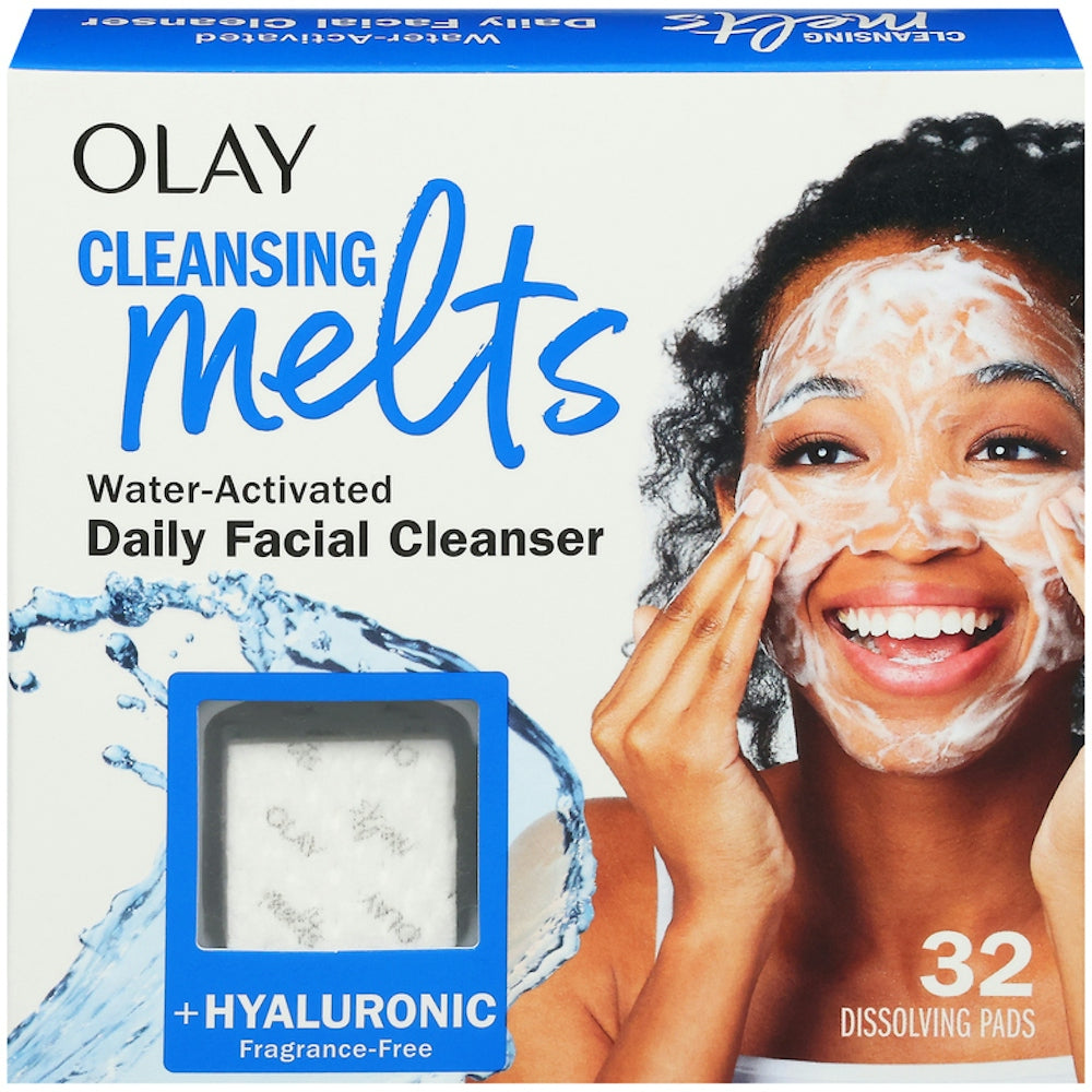Olay Wasseraktivierte Tägliche Gesichtsreinigungsschmelzen mit Hyaluron
