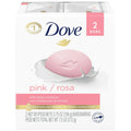 Dove Pink Beauty Bar – 120 g (2er-Pack) – Für weiche, strahlende Haut