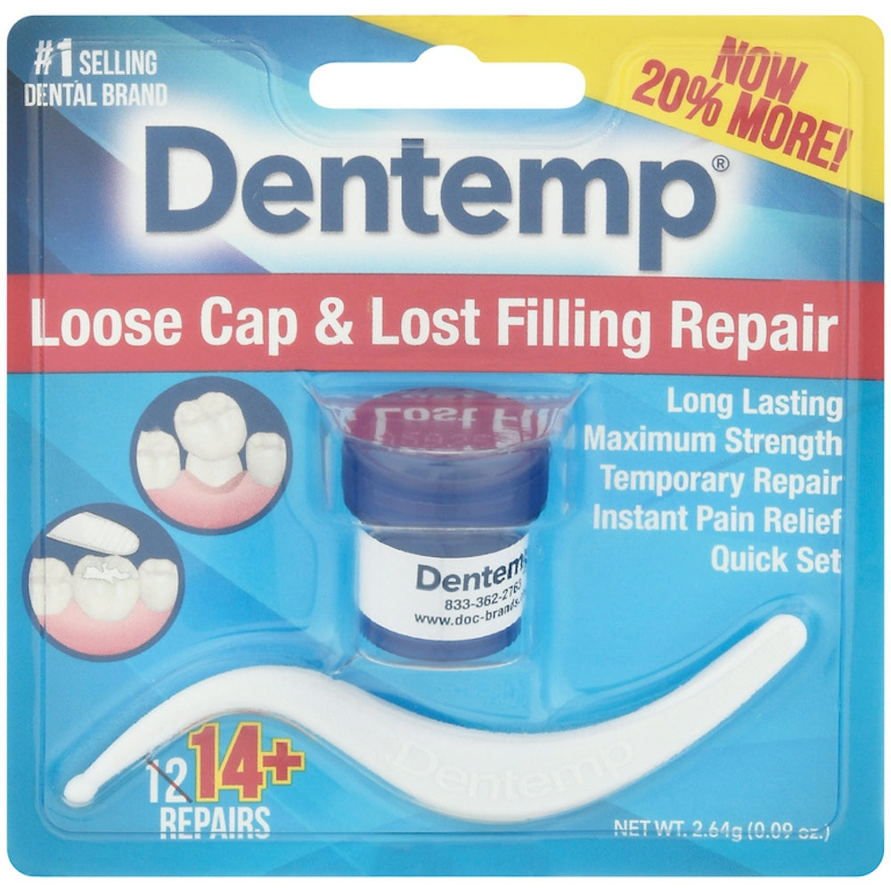 Dentemp Maximum Strength Reparaturset für lose Kronen und Füllungen