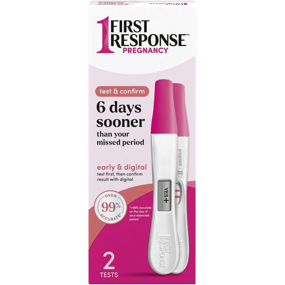 First Response Schwangerschaftstest und Bestätigungsset - 2 Tests