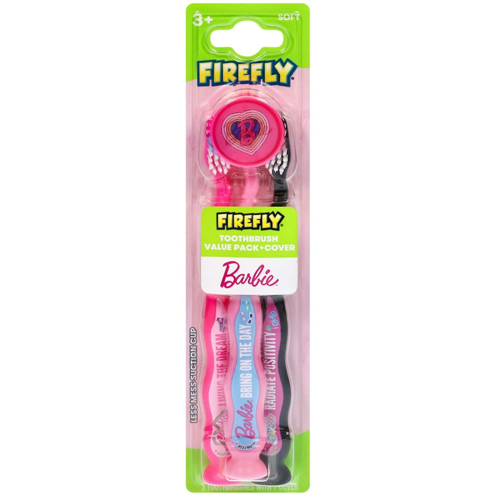 Firefly 3+ Soft Barbie Zahnbürsten-Vorteilspack