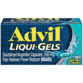 Kapsula të mbushura me lëng Advil Liqui-Gels për lehtësimin e dhimbjes/uljen e etheve - Ibuprofen (NSAID)