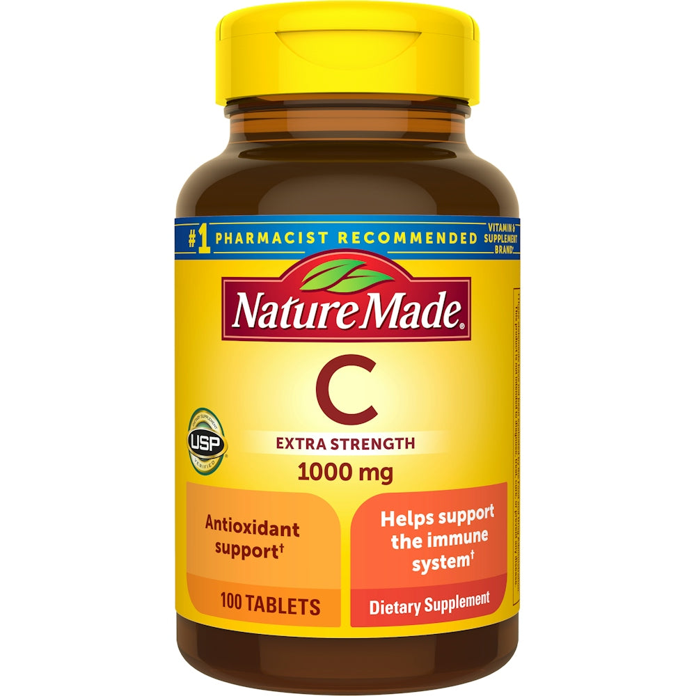 Nature Made Vitamin C, Extra Stärke, 1000 mg, Tabletten