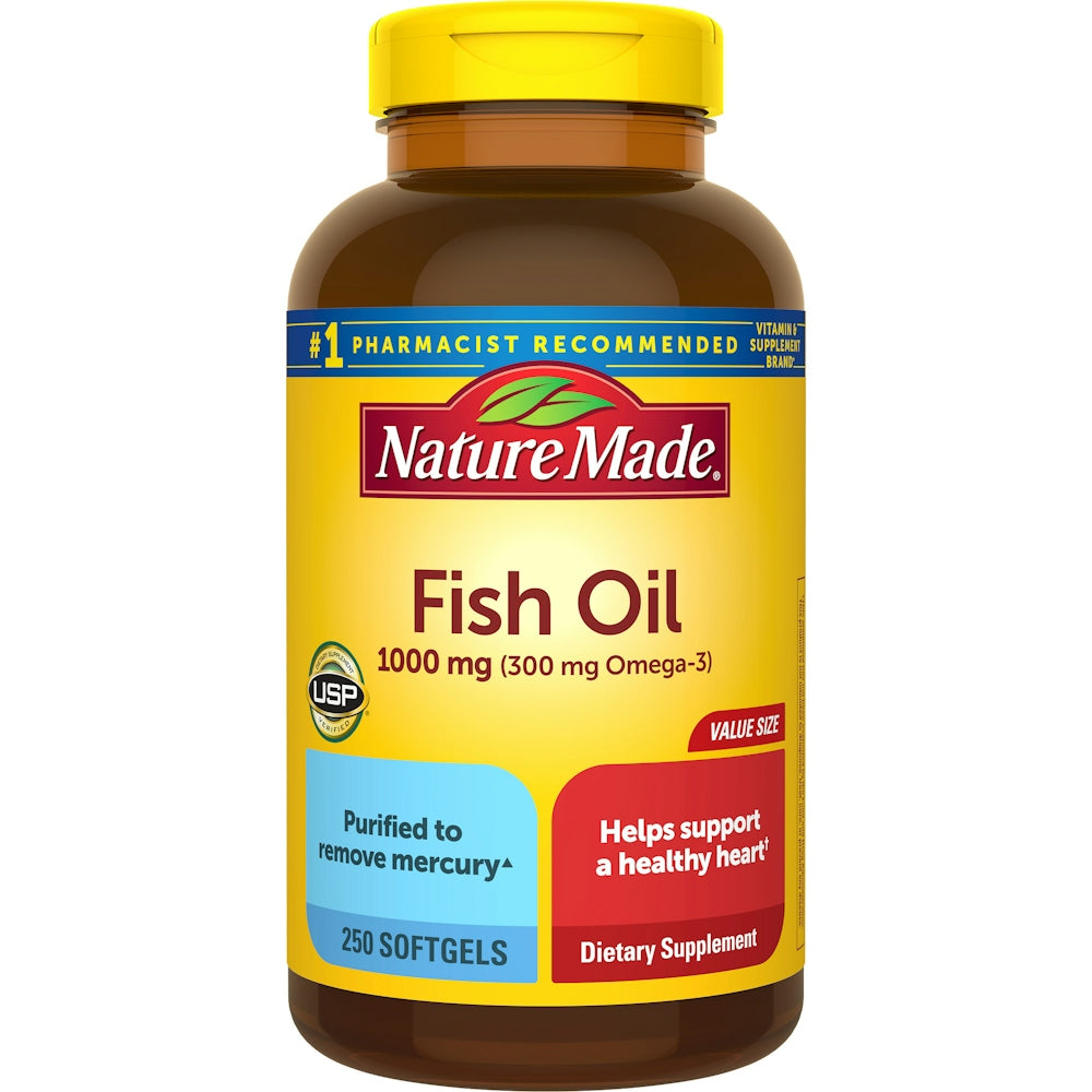 Nature Made Fischöl 1000 mg Weichkapseln