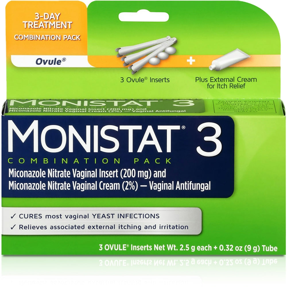 Monistat Paketë Kombinimi Ovula + Krem i Jashtëm Antifungal Vaginal