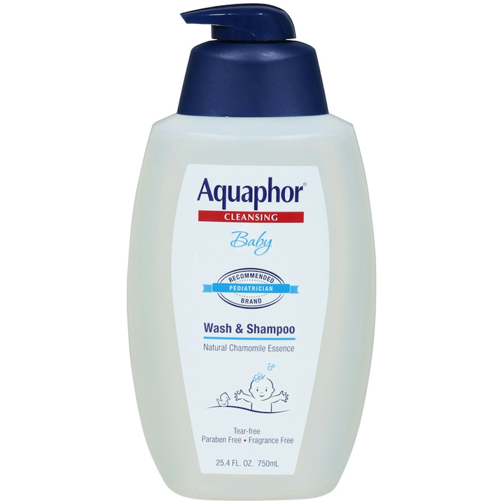 Aquaphor Baby Waschlotion & Shampoo Pumpspender, 872 ml
