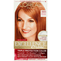 Excellence L'Oreal Paris Créme Ngjyrë e Përhershme Flokësh me Mbrojtje të Trefishtë, 8RB Bjonde në të Kuqerremtë e Mesme, 1 Paketë