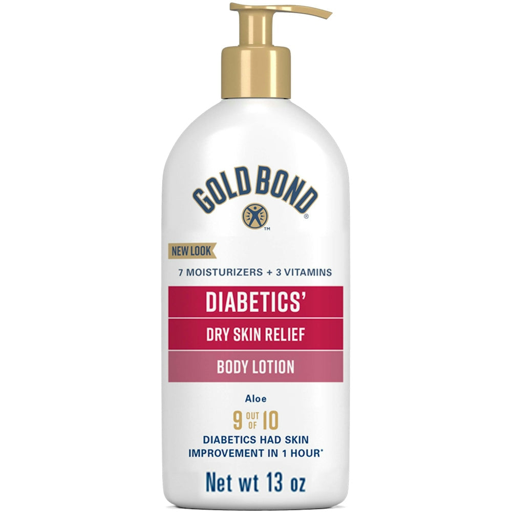 Gold Bond Diabetics Skin Relief Krem trupi për lëkurë të thatë 384 ml