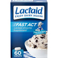 Lactaid Fast Act Kapsula Lehtësimi nga Intoleranca ndaj Laktozës me Enzimë Laktaze, 60 Pako Udhëtimi nga 1 copë