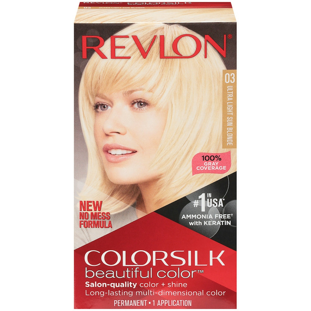 Ngjyrues permanent për flokë Revlon, Bjonde Dielli Ultra e Çelët 03