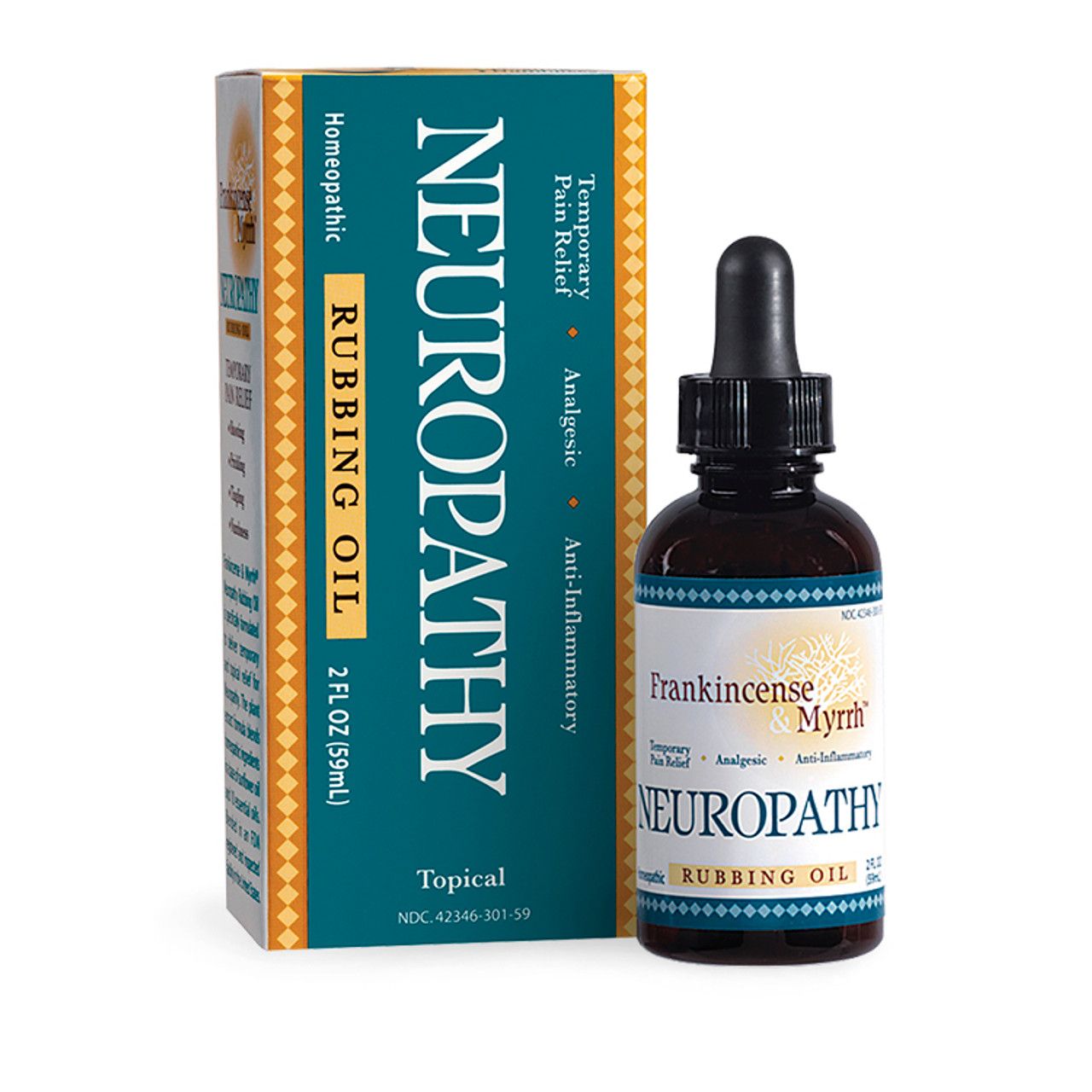 Vaj fërkimi Frankincense & Myrrh për lehtësimin e dhimbjeve nga neuropatia - 60 ml, Lehtësim i synuar i dhimbjeve nervore