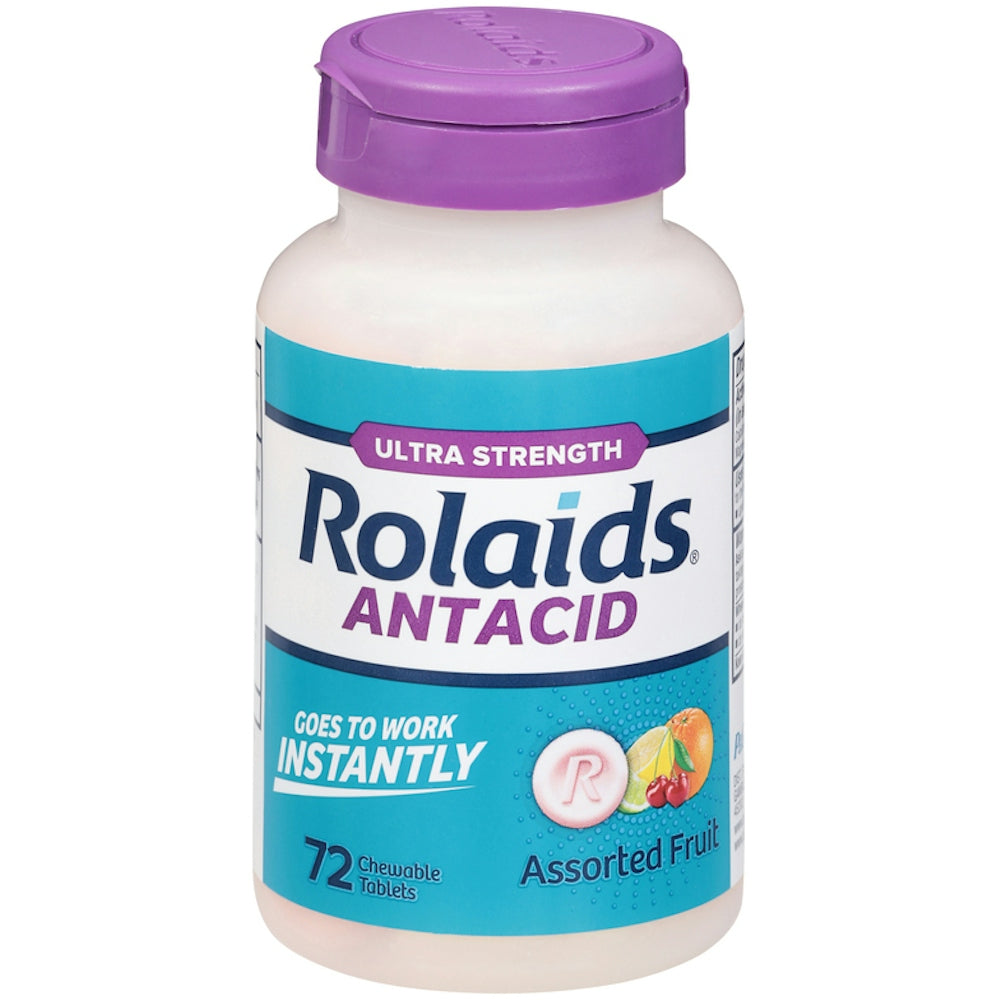 Rolaids Ultra Strength Kautabletten Frucht 72 Stk.