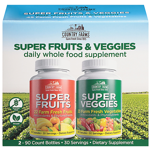 Country Farms Super Fruta dhe Perime (30 Kapsula)