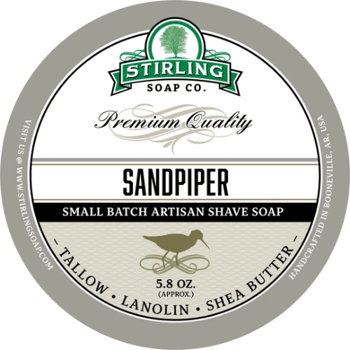 Stirling Soap Co. Sandpiper Rasur-Kollektion