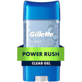 Gillette Antitranspirant & Deodorant Clear Gel Power Rush 107g