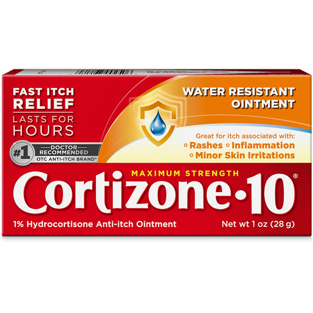 Cortizone-10 Maximum Strength Juckreizlindernde Salbe, wasserabweisend, 57 g