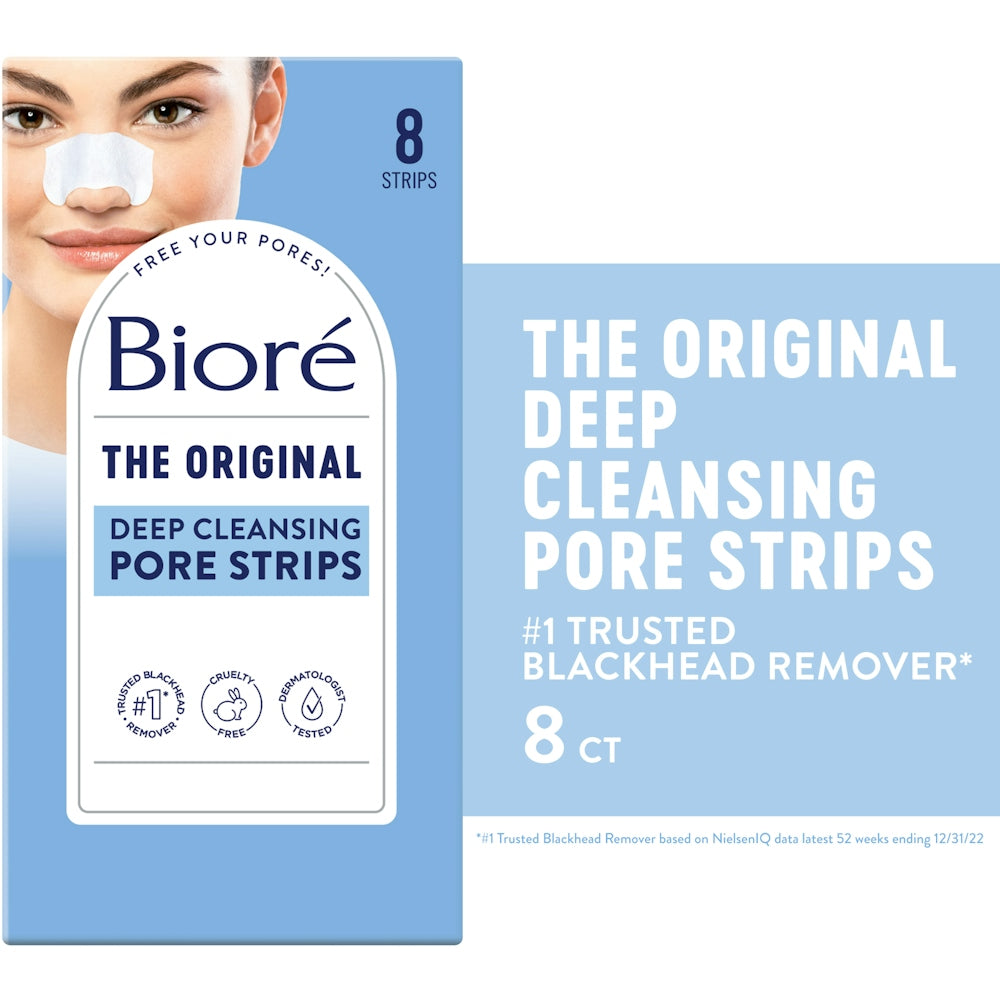 Bioré® Deep Cleansing Pore Strips – Sofortige Mitesser-Entfernung (Nase)