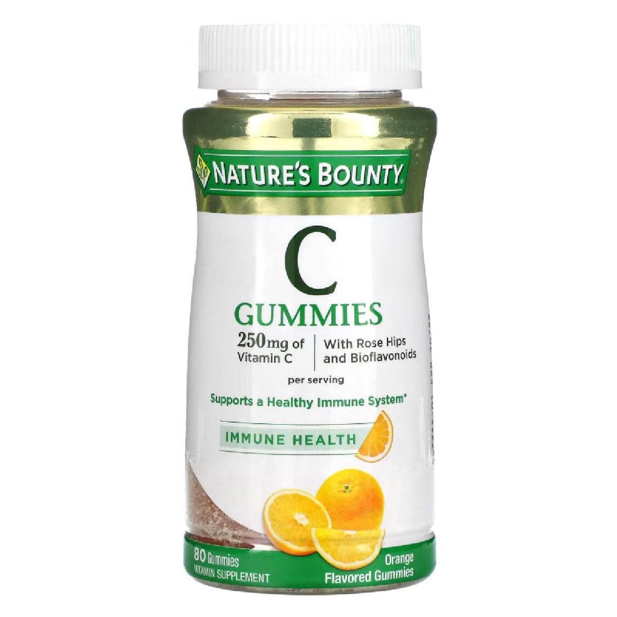 Nature's Bounty Vitamin C, 250 mg, Gummis, Orangengeschmack