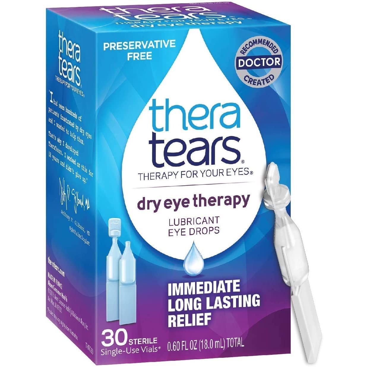 TheraTears Benetzende Augentropfen Trockene Therapie – 0,02 Flüssigunzen