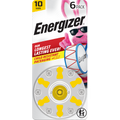 Bateri aparati dëgjimi Energizer, madhësia 10, shirit i verdhë, paketim me 6 copë