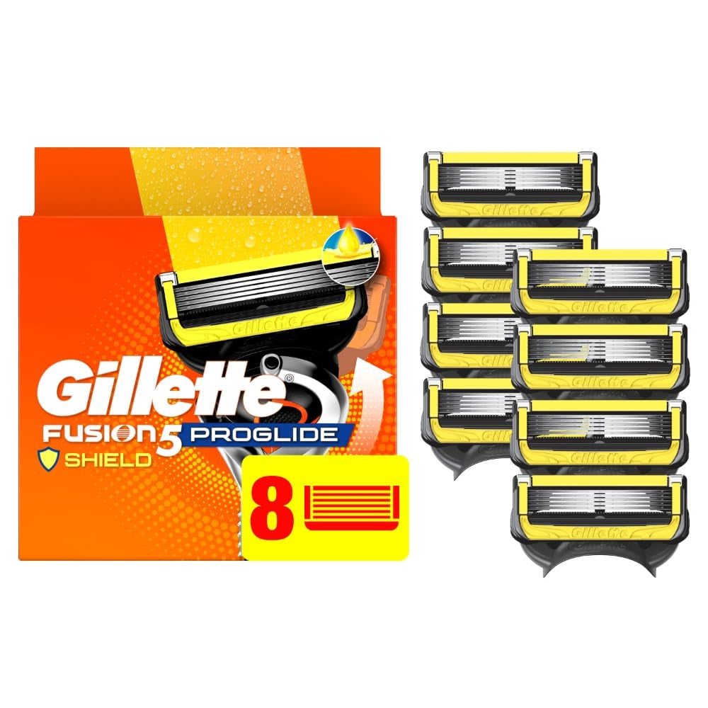 Gillette Fusion ProShield Mbushje briskash për meshkuj, 8 copë, Brisk/tehe për meshkuj