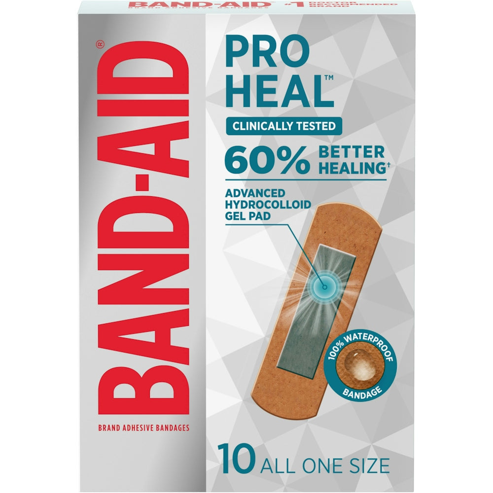 Band-Aid Brand Pro Heal – 10 Stück (Alle gleiche Größe)
