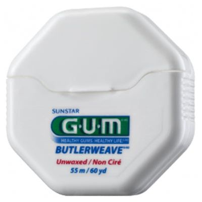 Gum Butlerweave gewachste Zahnseide 55 M