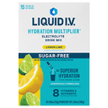 Liquid I.V.® Hydration Multiplier® Pa Sheqer – Limon dhe Gëlqere (15 Pako Individuale)