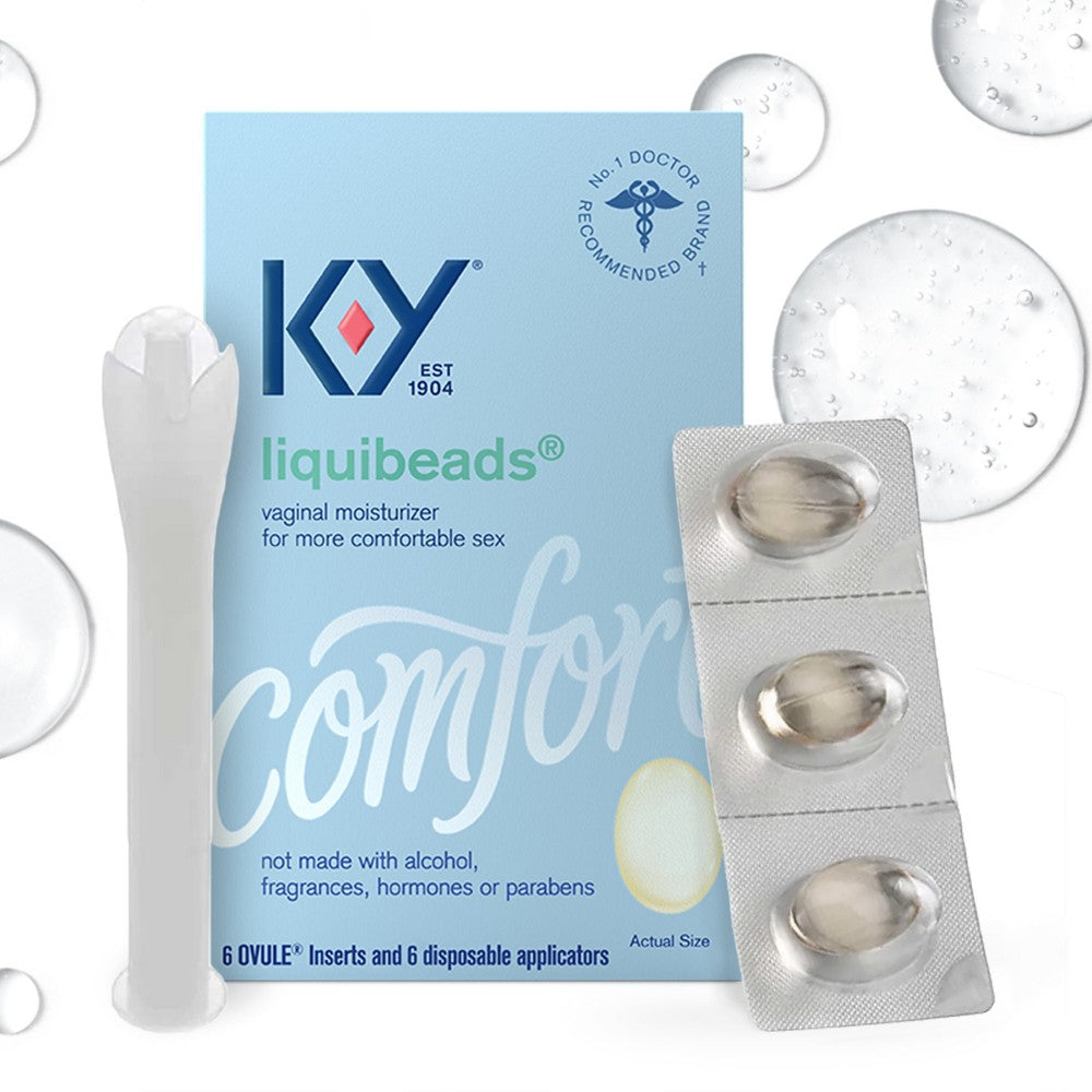 K-Y Liquibeads Vaginal-Feuchtigkeitscreme – 6 St.