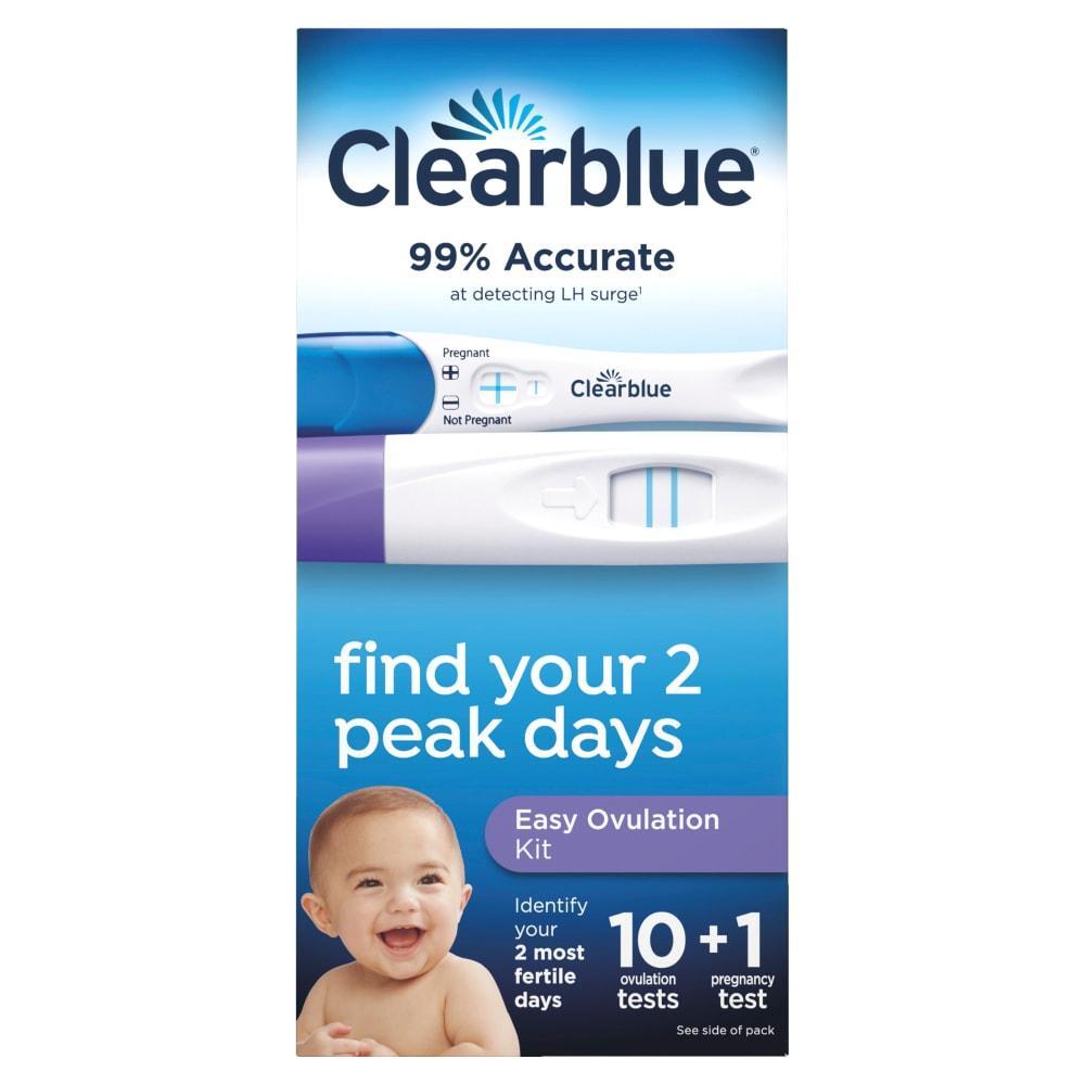 Clearblue Easy Ovulationstest mit Schwangerschaftstest – 11 Stück