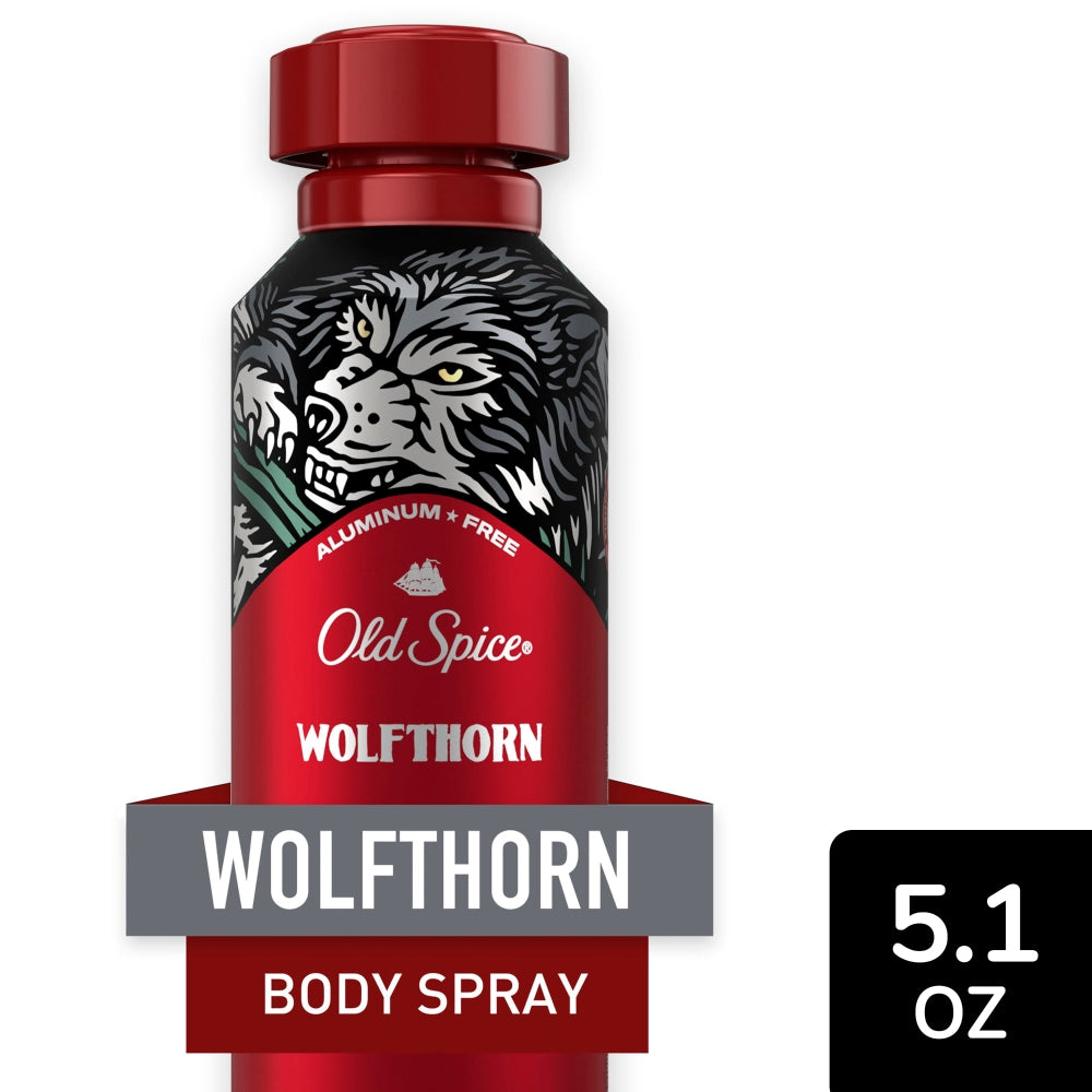 Old Spice Aluminiumfreies Bodyspray für Männer, Wolfthorn, 150 ml