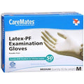 CareMates Latex-Untersuchungshandschuhe – Puderfrei & Unsteril – Mittel, 50 Stk.