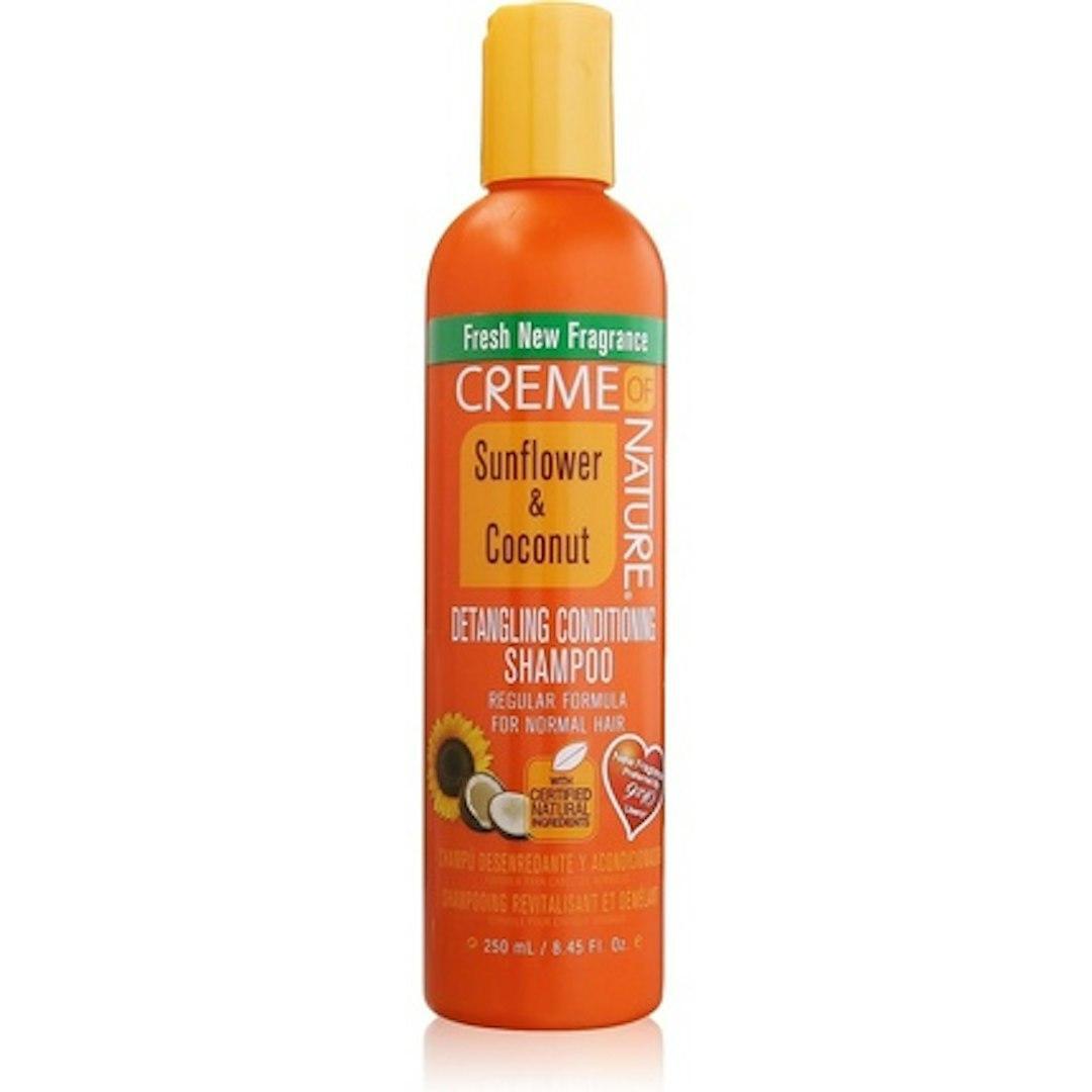 Creme of Nature Shampoo, entwirrende Pflegespülung, Sonnenblume & Kokosnuss