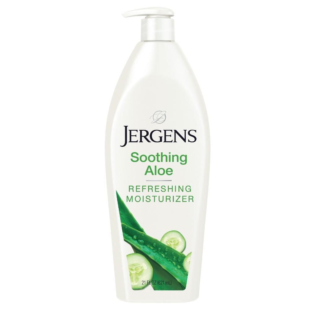 Locion hidratues freskues Jergens me Aloe zbutëse 21 oz