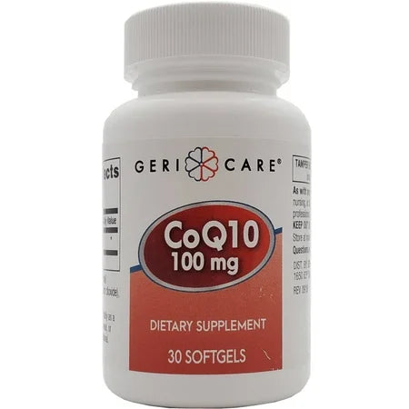 Geri Care CoQ10 100mg Starkes Antioxidans Unterstützung der Herzgesundheit 100mg 120 Kapseln