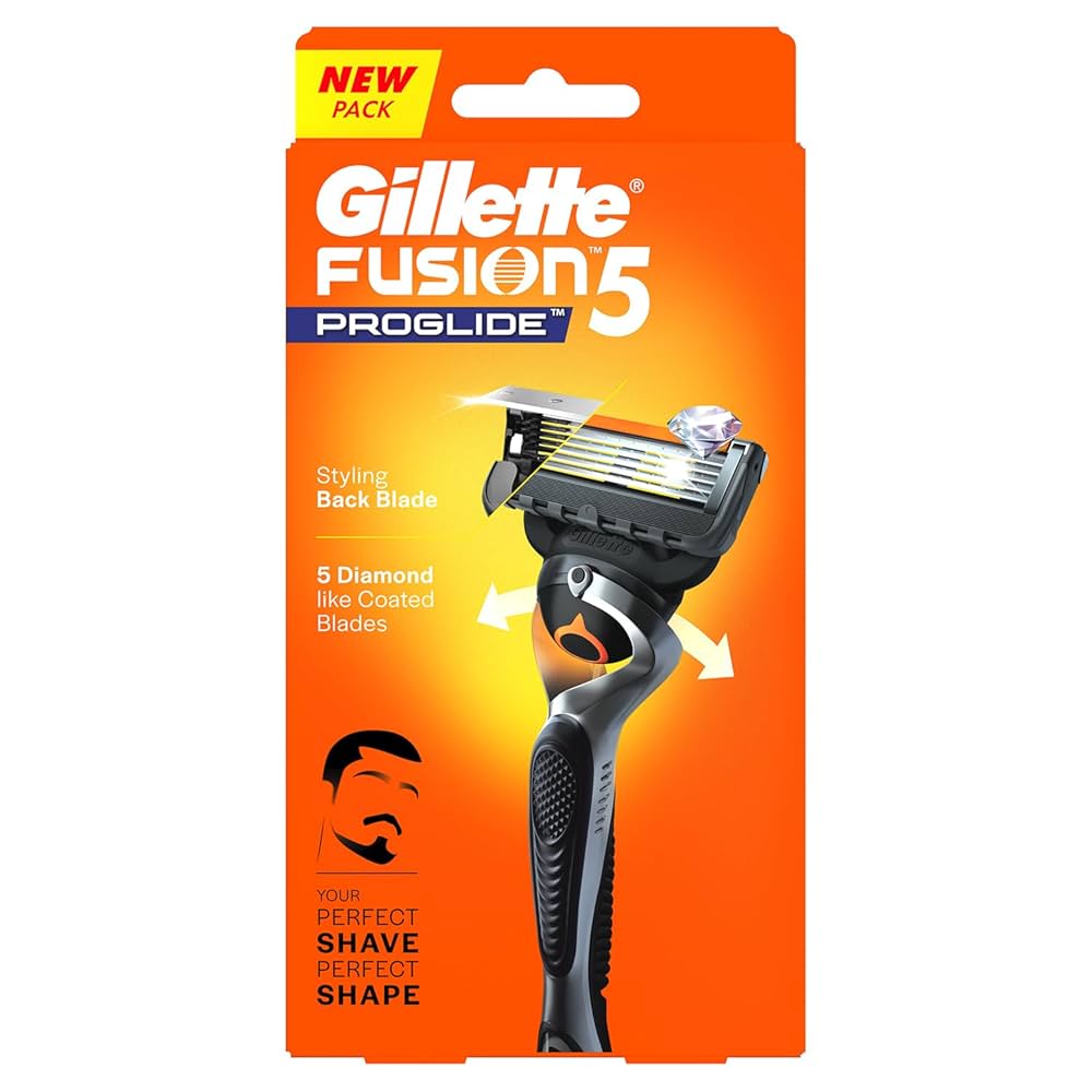Gillette Fusion 5 Proglide mit Präzisions-Trimmer auf der Rückseite Rasierer für Herren