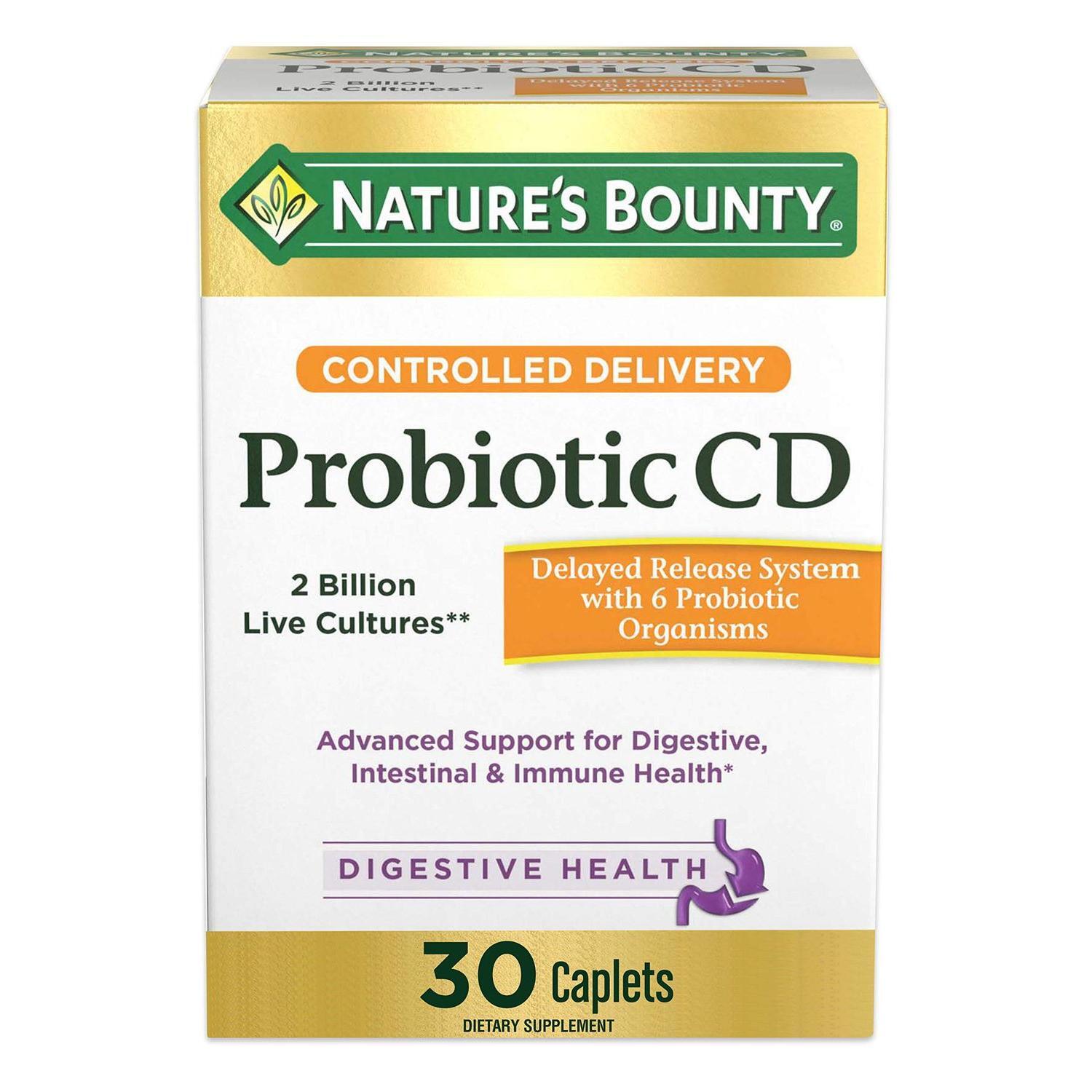 Nature's Bounty Probiotic CD Controlled Delivery, magensaftresistente Tabletten