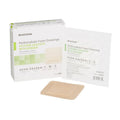 McKesson Schaumverband 10 x 10 cm mit Haftrandfolie Silikongel 4843