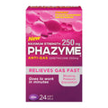 Phazyme Maximale Stärke Gas & Blähungen Linderung 250 mg, 24 schnelle Gels