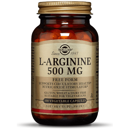Solgar L-Arginin 500 mg 100 pflanzliche Kapseln