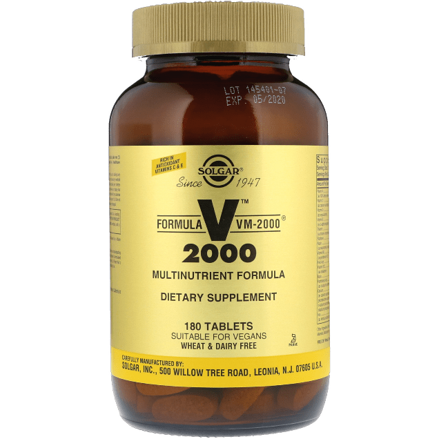 Solgar Formula VM-2000 180 Tabletten (Multinährstoff-System)