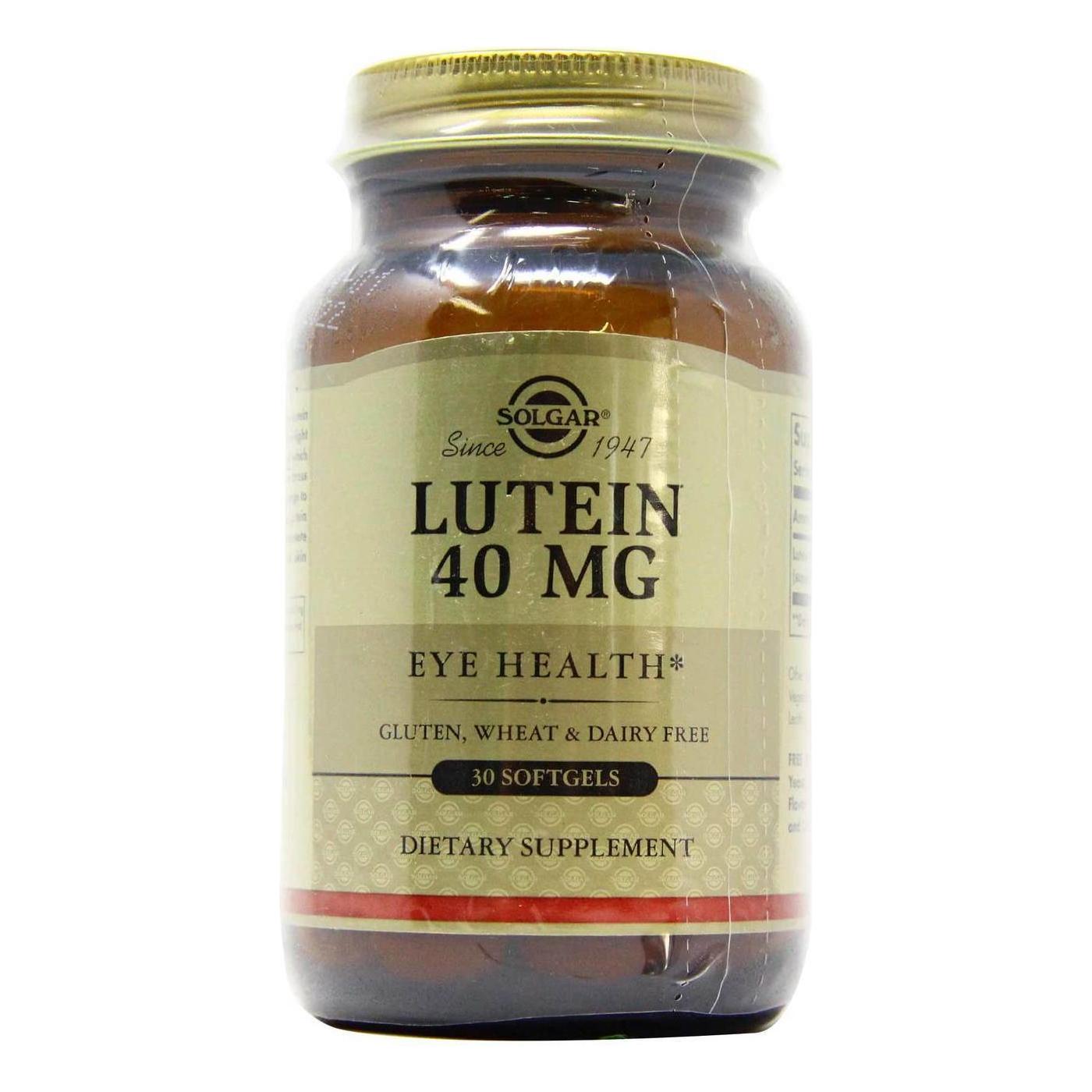 Solgar Lutein 40 mg 30 Kapsula të Buta