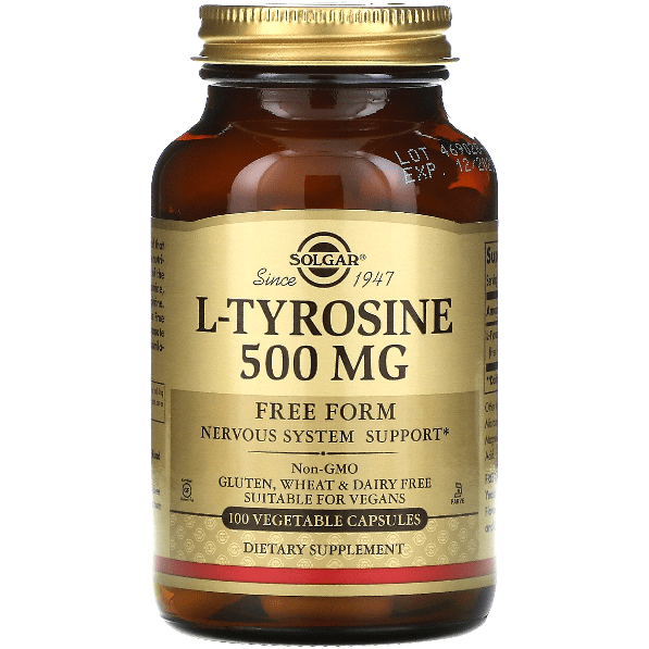 Solgar L-Tyrosine 500 mg 100 kapsula vegjetale